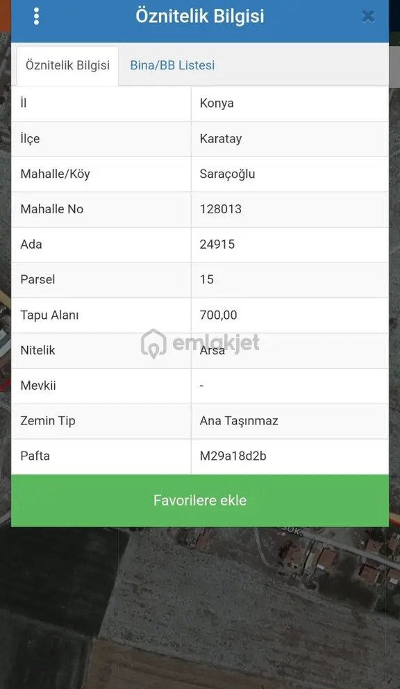 Saraçoğlu Mahallesi'nde 2 Kata İmarlı Müstakil Satılık Arsa ... 1
