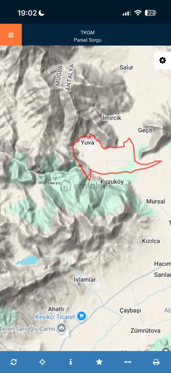 Elmalı Yuva Mahallesinde 3211 M2 Acil Satılık Tarla (yatırımlık 2