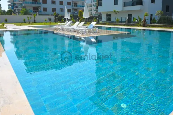 Kestel'de Denize 100 Metre Full Aktiviteli Sitede 1+1 Daire 2