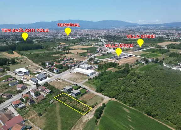 Darıcı Mahallesi'nde 1440 M2 Satılık Arsa 1