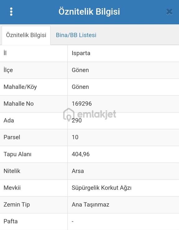 Isparta'nın Gözdesi Gönen'de Muhteşem Konumda Villa Arsaları 2