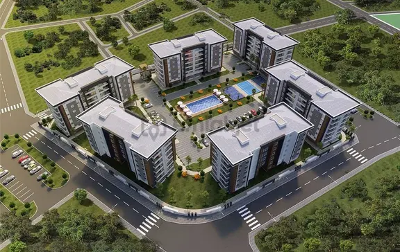 Full Donanımlı Sitede Manzaralı Ebv.banyolu Lüks 3+1 1