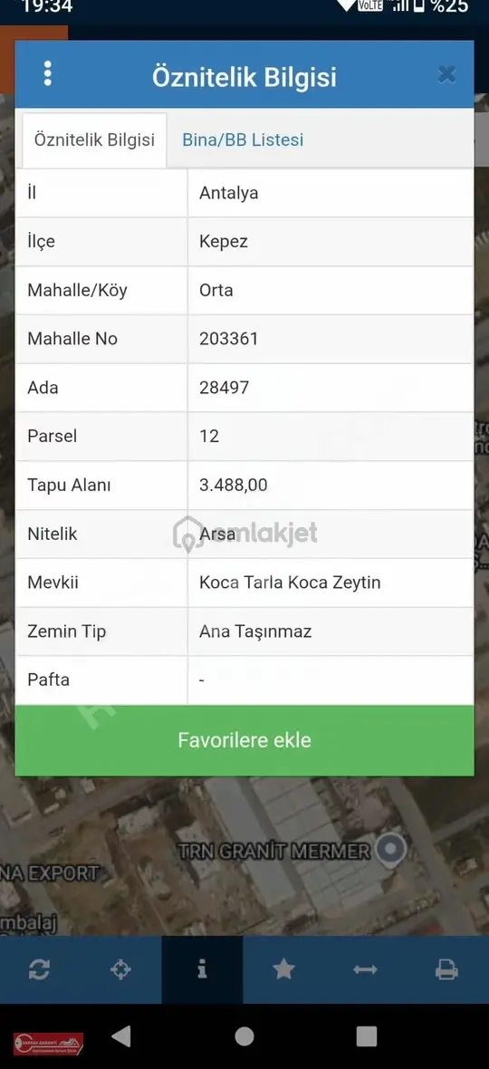 Altınova Orta Mh 3488 Mt 60 Lık Yola Cephe Satılık Arsa 2