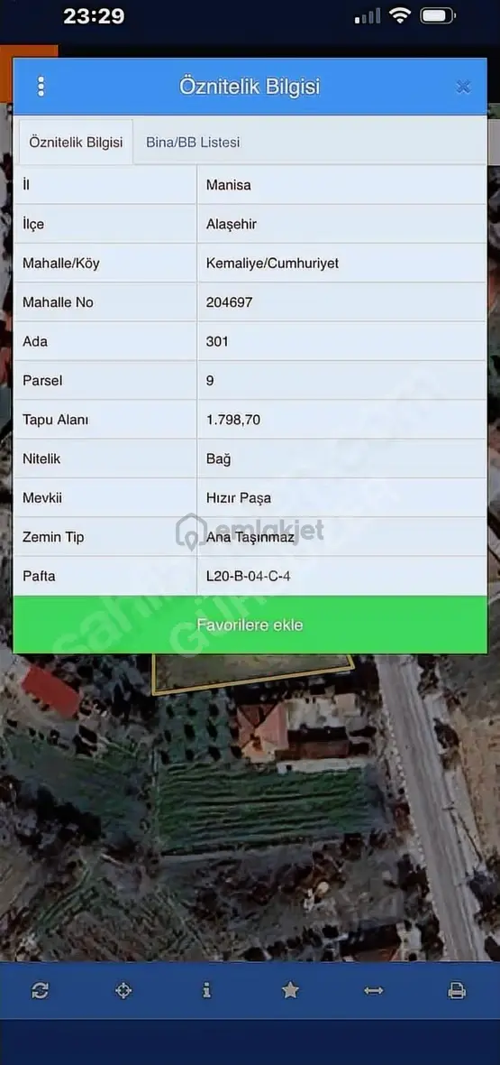 Kemaliye'de Ana Cadde Üzeri 1798 M² Satılık Arsa 1