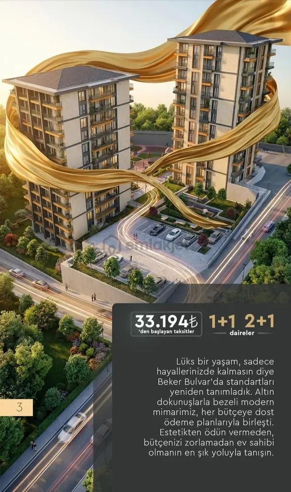 0 Faizli Ev Sahibi Olma Şansı!! %50 Peşin 36 Ay Taksit İmkanı 2