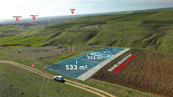 Silivri Değirmenköy'de Tepe Konumda 533 M² Satılık Tarla 1