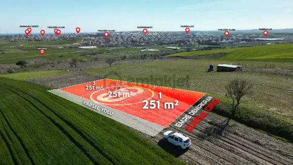 Silivri Değirmenköy'de Yerleşim İçerisinde 251 M² Satılık Tarla 1