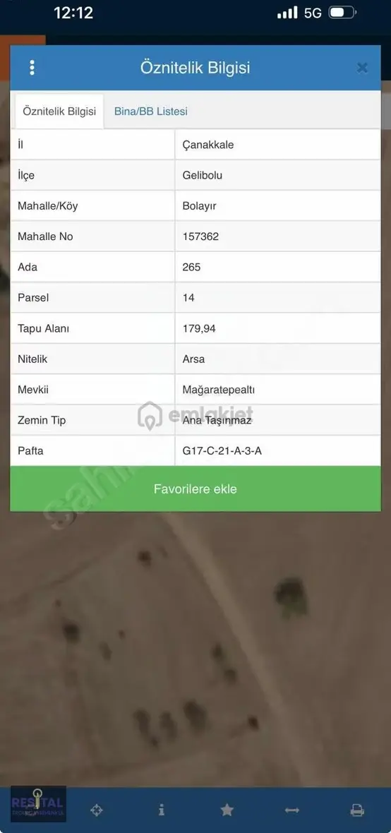 Bolayır'da Saroz Manzaralı Müstakil Arsa 2