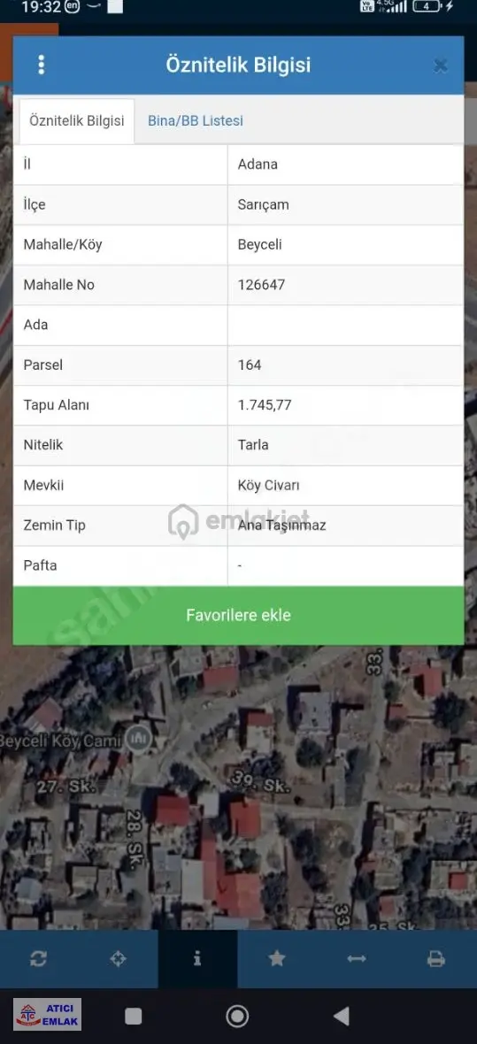 Atıcı'dan Beyceli'de Güzel Konumda Satılık Hisseli Arsa!!! 1