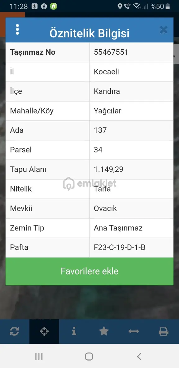 Kocaeli Kandıra Da Satılık Müstakil Parsel.