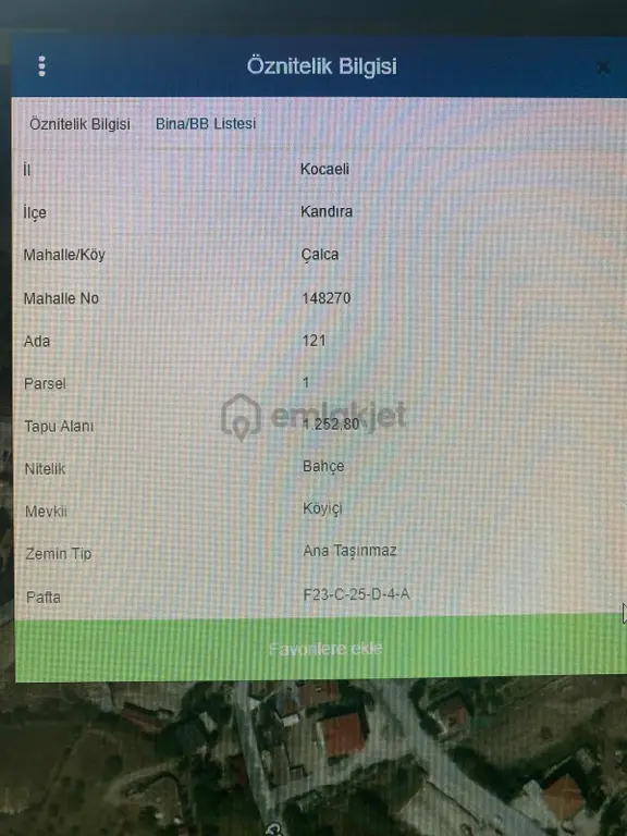 Fırsattır!!!ertan Çelen'den Çalca Köyü İçinde %40 İmarlı Arsa 2