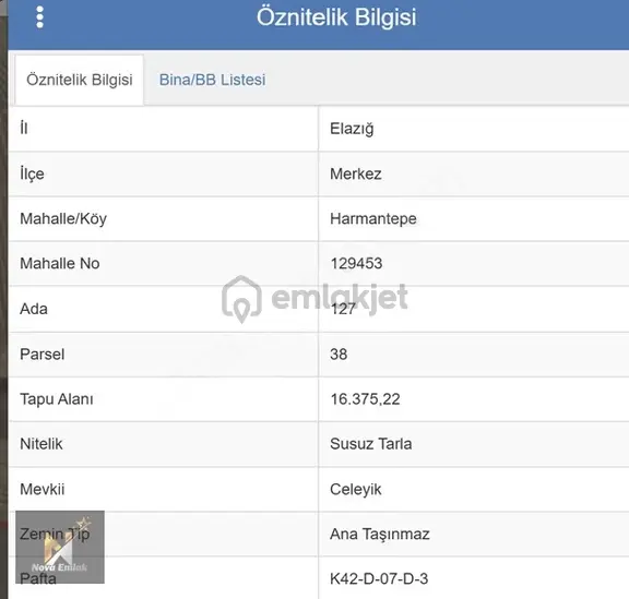 *nova* Harmantepe De Satılık Tarla 1