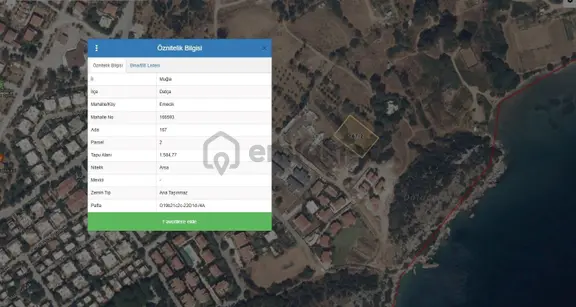 Muğla Datça İmarlı Satılık Arsa 1