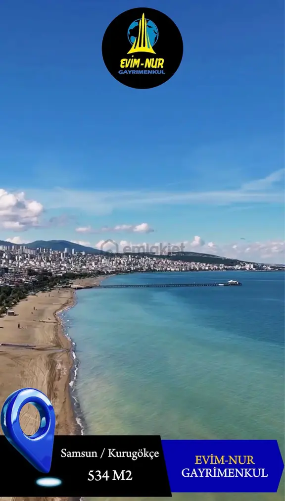 Evim-nur'dan Kurugökçe Mh 535m2 Doğa Manzaralı Yatırımlık Tarla 2