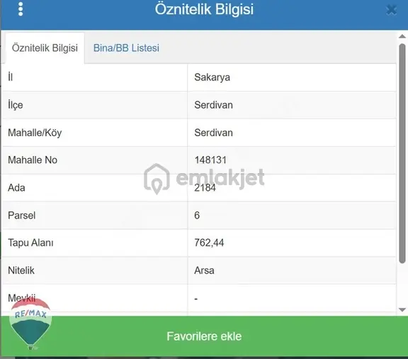 Serdivan Esentepe Mah.satılık Göl Manzaralı 762 M² İmarlı Arsa 2