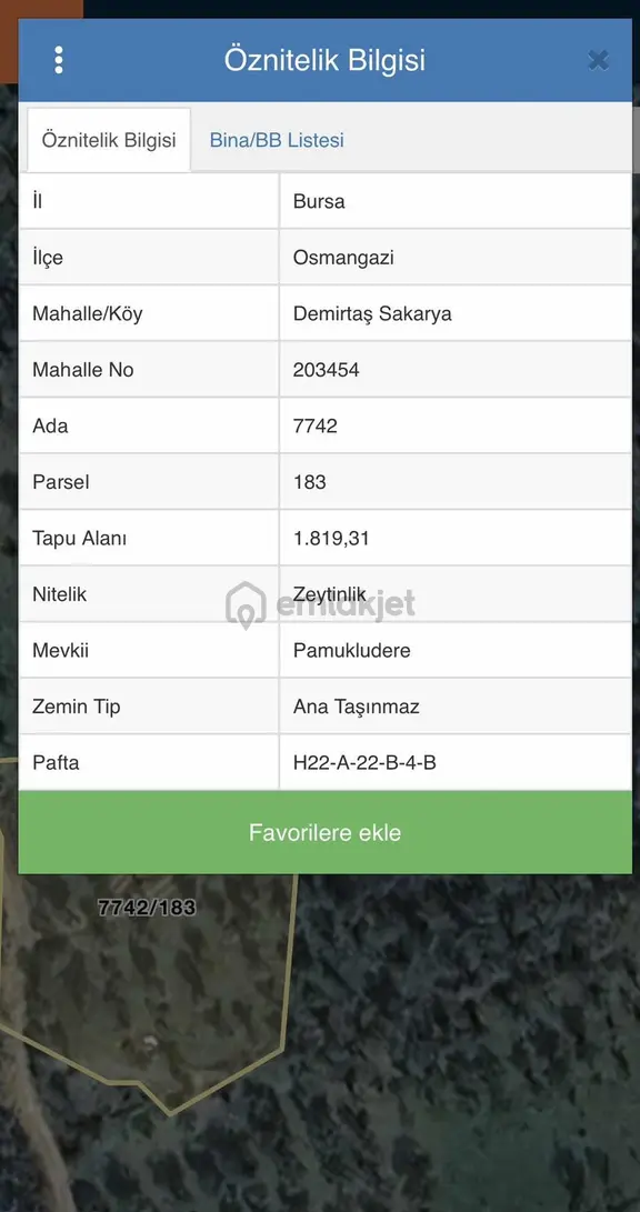 Imk Immobılıen By Berce- Demirtaş 1073 M2 Hisse Zeytinlik 2