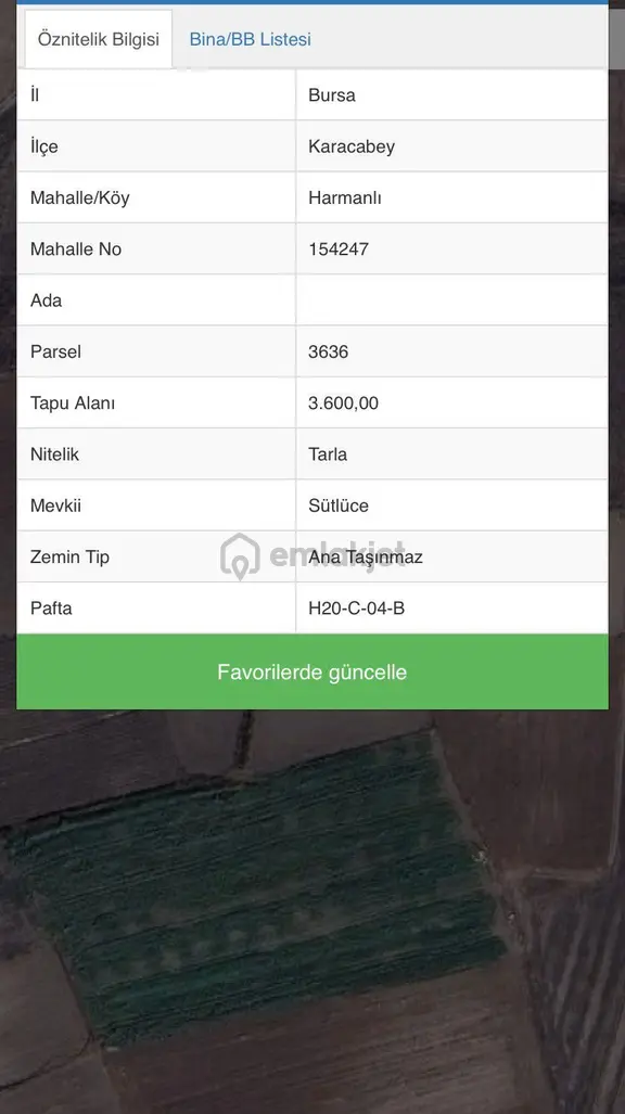 Rt Safir Gm’den Karacabey Harmanlıda Satılık Tarla 2