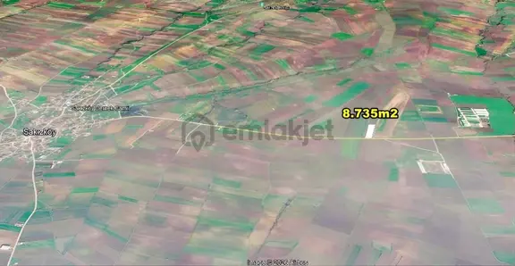 Lüleburgaz Sakızköyde Asfalta Cephe - Merkeze Yakın 8.735 M² 2