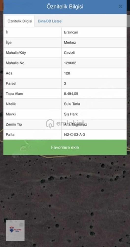 Remax Dem'den Cevizli Köyünde Satılık Fırsat Sulu Tarla 1
