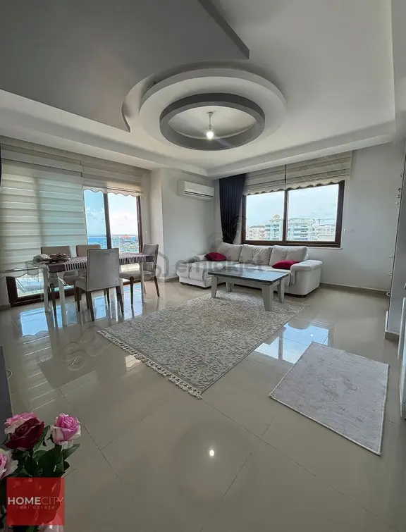 Alanya Mahmutlar 2+1 90m2 Eşyalı Deniz Manzaralı Aktiviteli 1