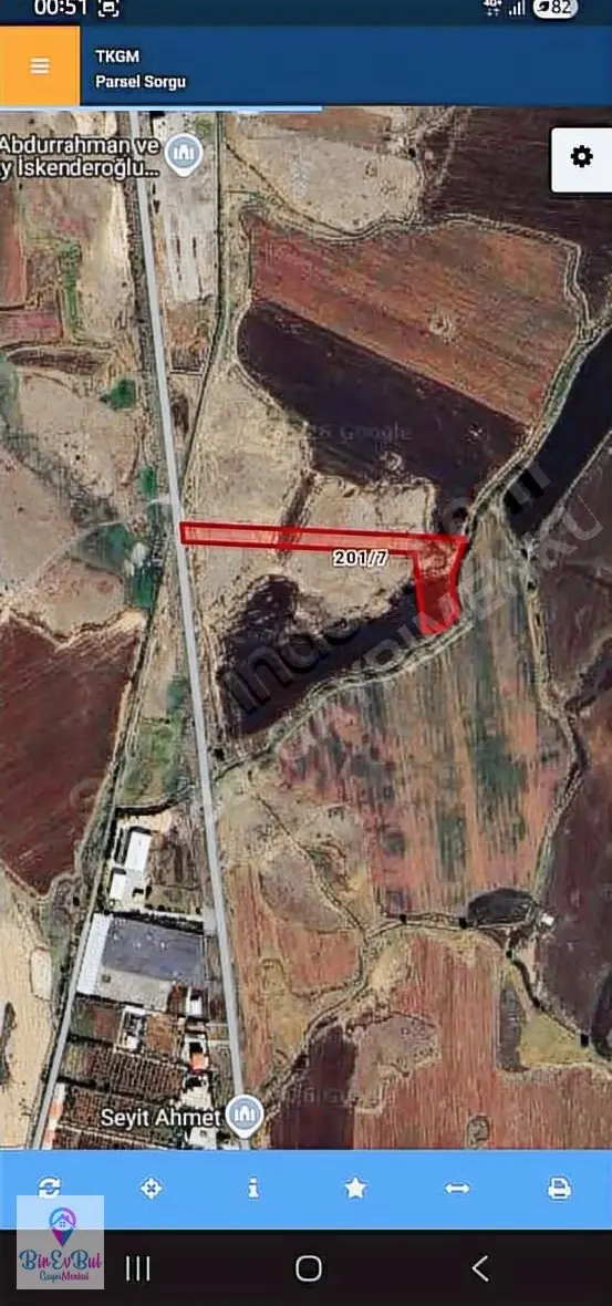 Her Türlü Yapıya Uygun Satılık Müstakil Yola Sıfır 10 Dönüm Arsa 1