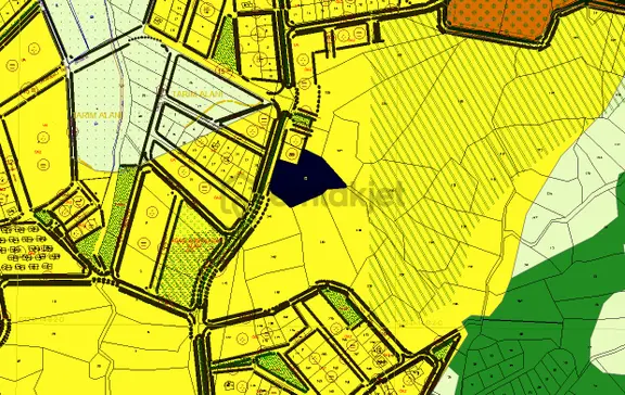 Turyap Termal-akköyde 4270 M2 Yüzölçümlü Anayola Cepheli Tarla 1