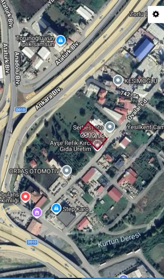 Amazon'dan Ankara-ordu Kavş. 1555m2 O,60taks Satılık Ticari Arsa 2