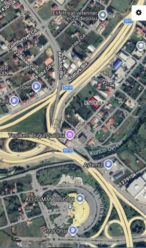 Amazon'dan Ankara-ordu Kavş. 1555m2 O,60taks Satılık Ticari Arsa 2