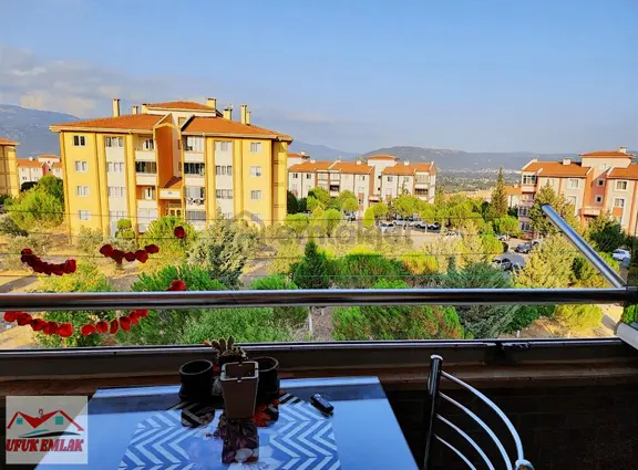 Menteşede Masrafsız 3+1 | Şehir & Park Manzaralı | Site İçi 1