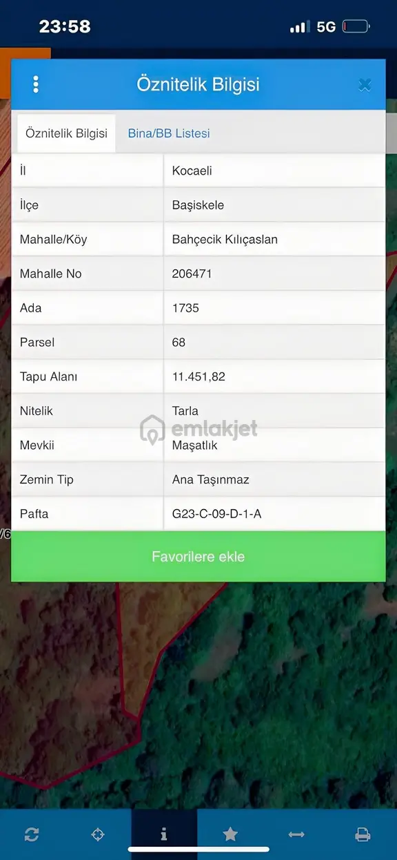 İmar Sınırında Bahçecik Kılıçarslan 11 Dönüm Tarla 2