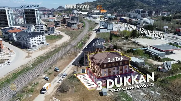 Afsü-özdilek Aksında | Yarısı Peşin-kalanı Taksit | 500m² Dükkan 1