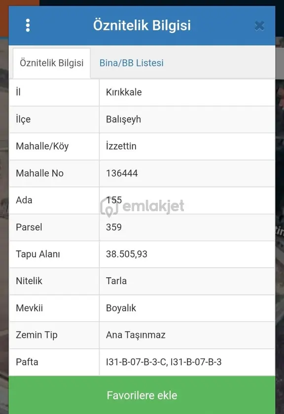 Balışeyh İzzettin Köyünde Yatırımlık Satılık Tarla/kiralanabilir 1