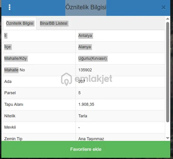 Alanya Ugurlu Da Satılık Arsa 2