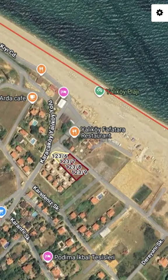Çatalca Yalıköy Sahilde Satılık Ticarı İmarlı Arsa /necati Kurt Remax 1