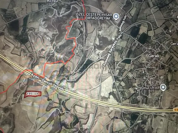 Yatırımlüx'den Sarayköy Geralide 13.600 M2 Otobana Sıfır Tarla 2