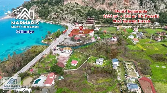 Orhaniyede Denize Sıfır, Eşsiz Yatırımlık Tarla | 3222 M2 1