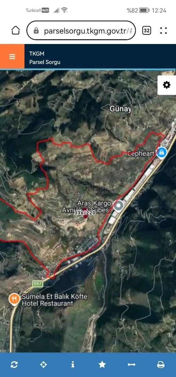 Maçka Esiroğlun Da Satılık Arsa 5 Dönüm Şehir Manzaralı Tokiyanı 2