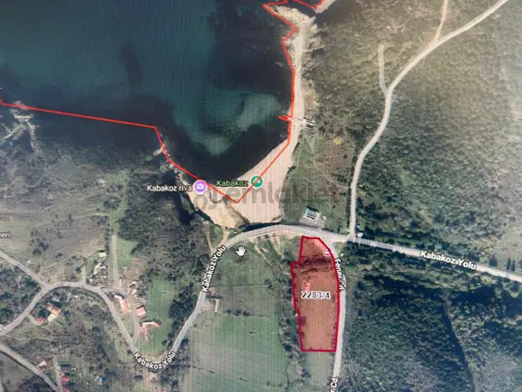 Beykoz Kabakoz Plajı Ve Yola Cephe 9.242m2 Emsalsiz Satılık Arsa 1