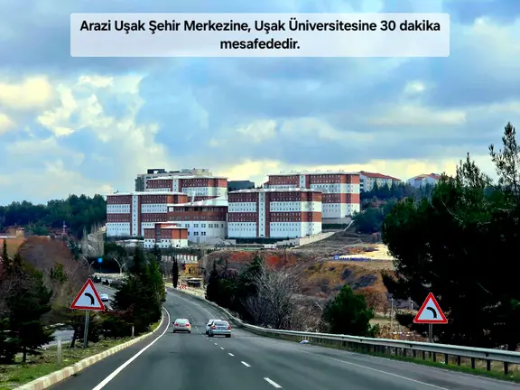Uşak Karahallı Külköy'de 1207 M² Ağaçlı Tarla. Köy İlçe Toki O.sanayi Manzaralı. Açıklamayı Okuyunuz 2