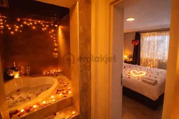 Ateş Suit Ankara'da Günlük Kiralık 2 Kişilik Jakuzili Daireler 1