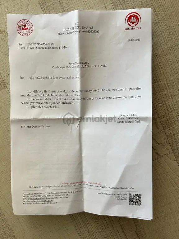 Akçakoca Nazımbeyde Arsa 2
