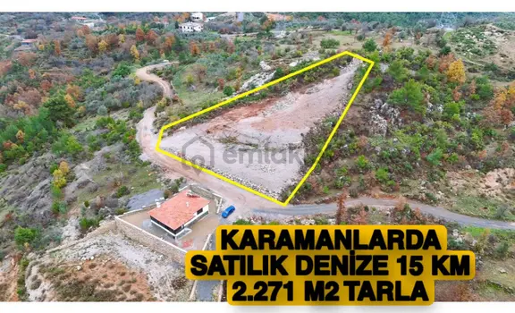Alanya Karamanlarda Satılık 2.271 M2 Tarla 1