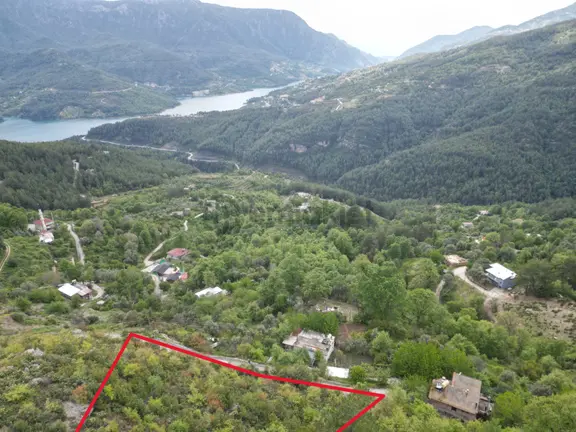 Alanya Üzümlü Köyü’nde Daire Takaslı Baraj Manzaralı Satılık 2350 M2 Tarla 1