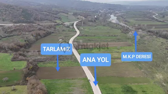 Bursadabul'dan Çavuş Mah.ana Asfalta Cephe Tarla 3.747m2 1