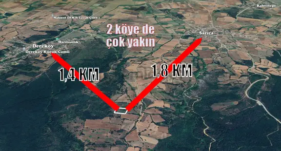 Arkası Orman - Köye Çok Yakın - Asfalta 1 Parsel Yakınlıkta 1