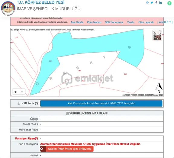 Kocaeli Körfez Sipahiler'de 7.040 M² Yatırımlık Tarla 1