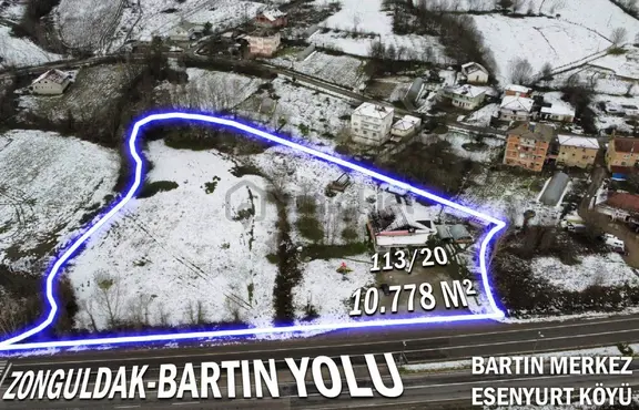 %70 Ticari İmarlı Çift Yol Cepheli 12.840 M² Ana Yol Üzeri 2