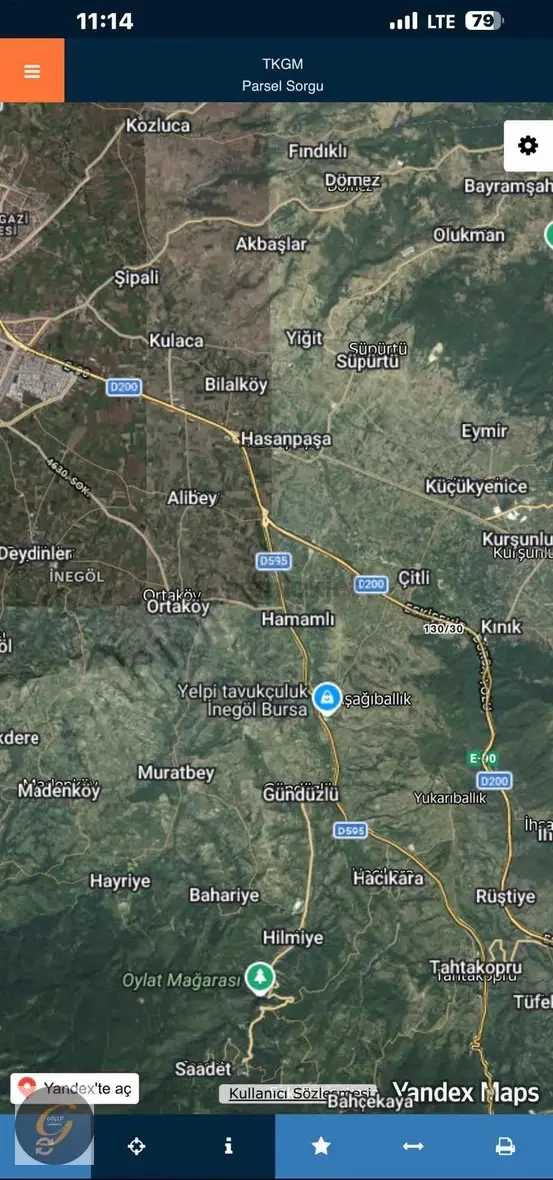 İnegöl Eskişehir Yolu Cp Fabrikasının Dibinde Değerli Tarla 2