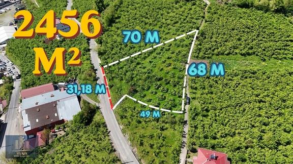 Vyg'den Ortahisar Kutlugün Mahallesinde 2456 M2 Arsa 2