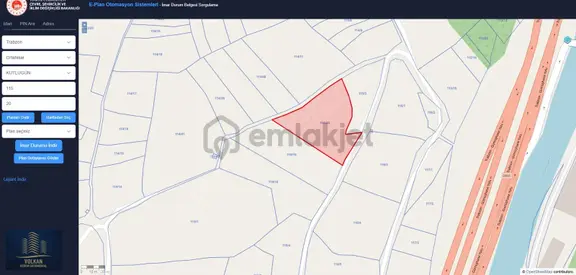 Vyg'den Ortahisar Kutlugün Mahallesinde 2456 M2 Arsa 2